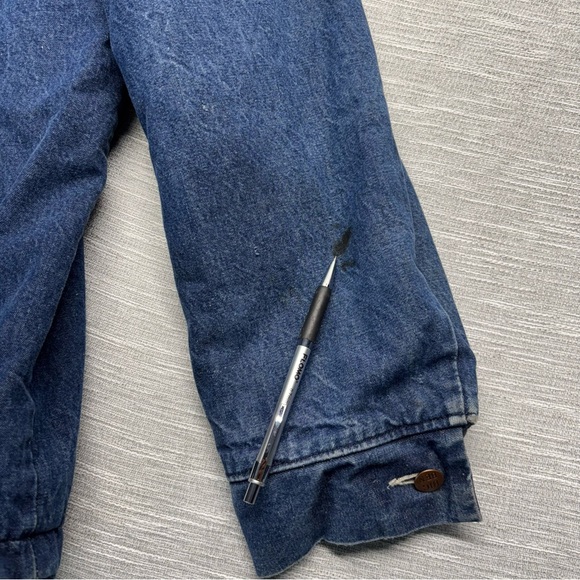 Vintage Wrangler Big Ben Denim Chore Jacket Men's Sz M/L - Picture 9 of 16